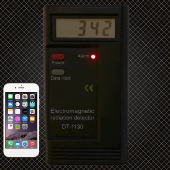 Elektromagnetické Žiarenie Detektor LCD Digitálny EMF Meter Dozimeter Tester DT1130 G88A