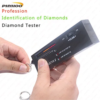 Elektronické Prenosné diamantovým Diamond Výber II Moissanite Drahokam, LED Indikátor Šperky Tester Nástroj