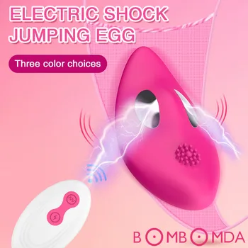 Eletric Šok Vibračné Vajíčko Nohavičky Sexuálne Hračky pre Ženy, Diaľkové Ovládanie G-bod Stimulátor Klitorisu Pošvy Ženy Masturbator