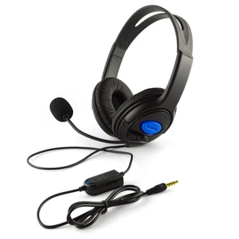 Elistooop Odporúčame, 3,5 mm konektor pre Slúchadlá Hre Herný Headset s Mikrofónom Káblové pre PS4 Sony PlayStation 4 /PC Počítač