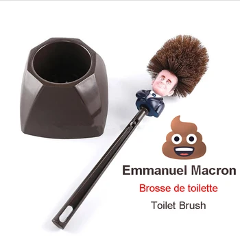 Emmanuel Macron WC Wc Francúzsko Prezident čistiaca Kefa Wc Kefa, Aby Wc Skvelé Opäť čistiaci Brosse de toilette