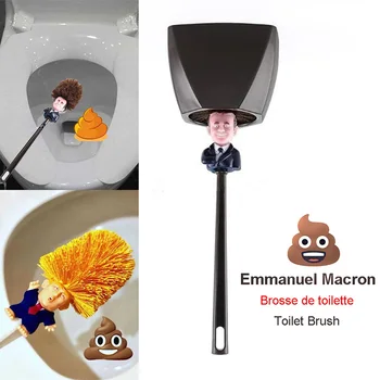 Emmanuel Macron WC Wc Francúzsko Prezident čistiaca Kefa Wc Kefa, Aby Wc Skvelé Opäť čistiaci Brosse de toilette