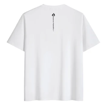 Enjeolon Nové 2020 T shirt Lete Mužov Krátke Rukávy O tvaru Písmena Tlačiť Bežné Uli Bavlnené TRIČKÁ Muž Top Tee Plus Veľkosť T8226