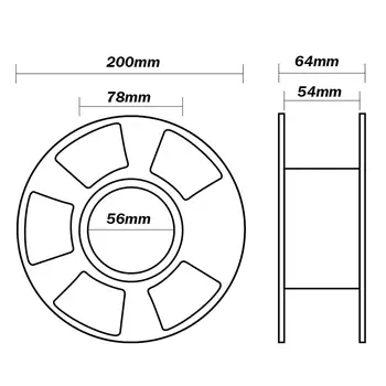 Enotepad Pružného TPU 3D Tlačiarne Vlákna 0,5 KG 1.75 mm Tolerancia +/-0.02 mm žiadne bubliny na 3d tlačiarne пластик для 3д принтера