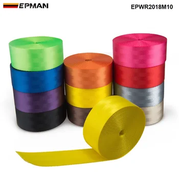 EPMAN L:10M Racing Bezpečnostných Pásov/Auto Popruhu Textílie Postroj Pre BMW/Pre Honda/ Pre Toyota/ Na vw EPWR2018M10