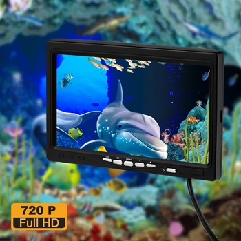 Erchang Podmorský Rybolov Kamera HD 1280*720P Nahrávanie Videa S Blacklight 12pcs infračervené+12pcs Biela Lampa Na Ľad/More