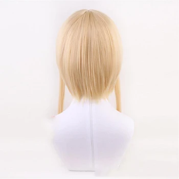 Eriri Spencer Sawamura Cosplay Parochňu Saekano: Ako Zvýšiť Nudné Priateľka 75 CM 30 Palec Blondína Syntetické Hairpiece