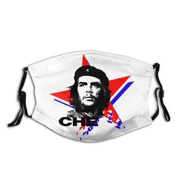 Ernesto Che Guevara Hrdina Masku na Tvár Prachotesný Kuba Kubánskej Revolúcie Masky s Filtrami Respirátor Priedušná Úst Utlmiť PM 2.5