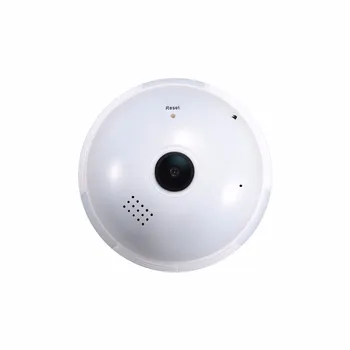 ESCAM QP136 1080P Žiarovka WIFI IP Bezpečnostná Kamera 360-Stupňový Panoramatický H. 264 Infračervené Krytý Detekcia Pohybu