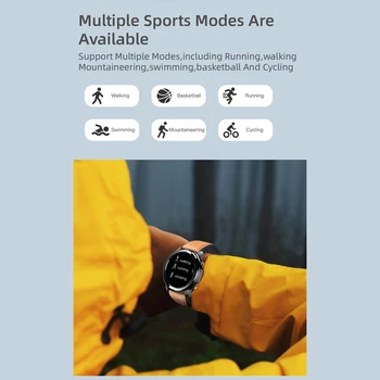 ESEED 2020 H15 pro smart hodinky mužov, vodotesný ip68 360*360 1.3 palcový displej športové Zdravie monitorovanie srdcovej frekvencie smartwatch pre ios