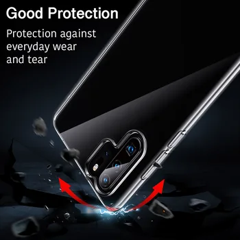 ESR Prípade Huawei P30 P40 Pro P30 Lite P20 P20pro V30 Pro Mate 30 Nova5i Pro Soft TPU Kryt Luxusný Transparentný Nárazník Prípade