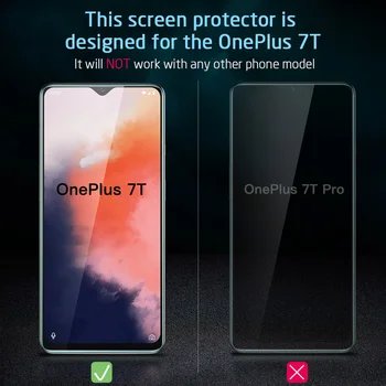 ESR Screen Protector pre OnePlus 7T 7T pro Úplné Pokrytie Tvrdeného Skla pre OnePlus 7 8 pro Screen Protector Sklo Anti Modré Svetlo