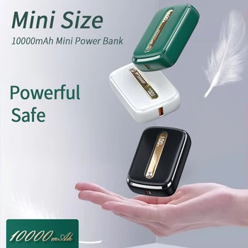 Essager Mini Power Bank 10000mAh Prenosná Externá Nabíjačka Batérií QC PD 3.0 10000 mAh PowerBank Pre iPhone Xiao mi Poverbank