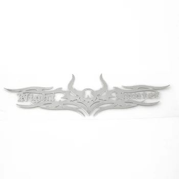 ETIE Nové Monster Auto styling Nikel-Metal 3D Znak Lepidlo Vozidla Odtlačkový Zábal Doplnky, Auto Diely Racing Telo Odznak