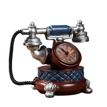 Európy Vintage Telefón Prasiatko Miniatúry Retro Domáce Dekorácie Nábytok Figúrky Nostalgické Svadobné Ozdoby, Darčeky Remeslá