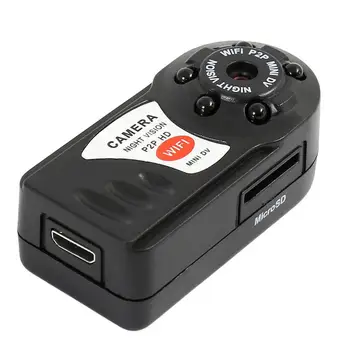 EVKVO Q7 Mini WIFI Kamera 1080P HD Bezdrôtový DV DVR INFRAČERVENÉ Nočné Videnie Cam Záznamník Bezpečnostné CCTV Kamera