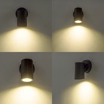 Exteriér domov pozadie osvetlenie Nordic led nástenné svietidlo vonkajšie verandu žiarovka môže byť nahradený stenu sconces svetlá