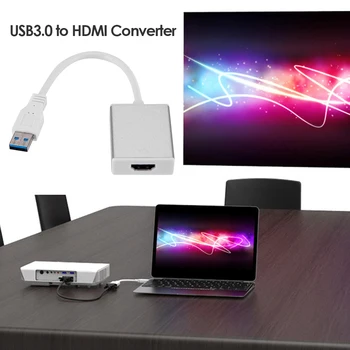 Externé Video Card Multi Monitor Adapter USB 3.0 na 1080p HDMI Kábel Adaptéra Mužov a Žien Externého Grafika grafická Karta