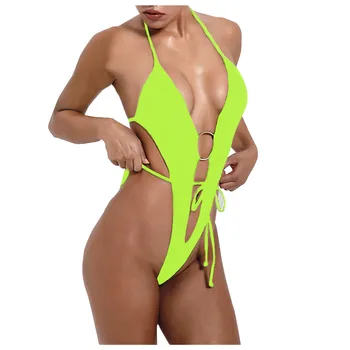 Extrémne bikini 2020 new Black brazílčanky plavky jednodielne kombinézach Duté z Mikro plavky ženy High cut monokiny