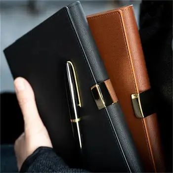 EZONE 25K/42 K Svetlu luxusné office Business High-grade Notebook Loose Leaf Binder Špirála Notebook 6 Otvor Kovové pracky Denník