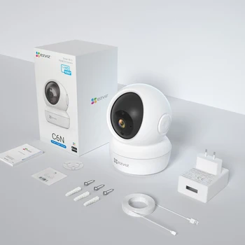 EZVIZ C6N 1080p Pan/Tilt Bezpečnostná Kamera Interiérová Dome Inteligentný IR Nočné Videnie Detekcia Pohybu Auto Tracking 2-Way Audio