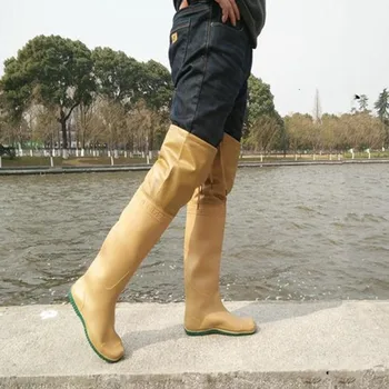 EÚ 35-45 Vysoké Dážď Obuv Muži Ženy Vonkajšie Rybárske Oblasti Záhrada prácu Nad Kolená Nohavice Aqua Topánky Anti-wear Non-slip Nohavice