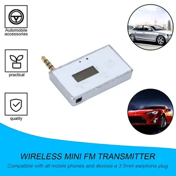 F180B Bezdrôtový Mini Vysielač FM Auto MP3 Prehrávač Zobraziť Hudby a Audio Pre Mobilné Telefóny, Tablet PC, MP3 Prehrávač, Prijímač Hot