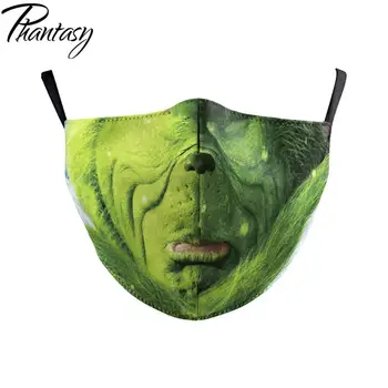 Fantazie Vtipné Masky Muži Ženy Opakovane 3D Tlač Úst Maska Priedušná Umývateľný Prachotesný pleťové Masky