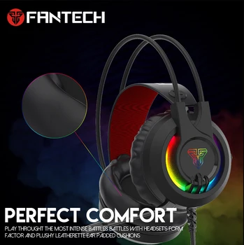 FANTECH HG20 Káblové Slúchadlá RGB PS4 Počítačové Herné Slúchadlá S Mikrofónom Pre Headset Hráč Povolanie Slúchadlá Hráč