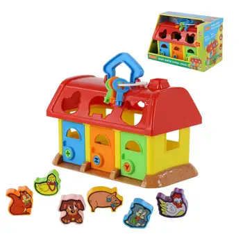 Farba & Tvar Cavallino Dom pre zvieratá (box) hračky detí vzdelávania pre deti hry pre chlapcov a dievčatá vzdelávanie zručnosť v prstoch FARBU a TVAR