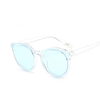 Farba luxusný top fashion mačka okuliare slnečné okuliare ženy značky dizajnér modré more, slnečné okuliare lady žena oculos de sol UV400