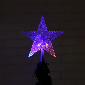 Farbu Meniace LED Svetlo, Až Star Vianočný Stromček Vňaťou Vianočné Dekorácie Multi Farebné LED Svetlo