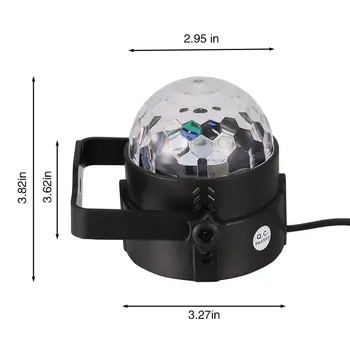 Farebné DJ, Disco Ball Lumiere Svetlo 3W Aktivované Zvukom Laserový Projektor RGB Fáze svetelný efekt Lampa Hudba Vianočné KTV Strany