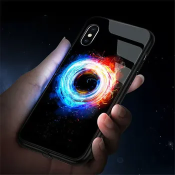 Farebné Hovor Svetla Led Flash, Telefón puzdro Pre iPhone 12 11 Pro Max Xs Max Xr 6 7 8 X Plus SE 2020 11 Prípade Tvorivé Svetelný Coque