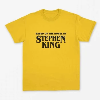 Fashionshow-JF Založené na Román Stephen King T Shirt Hororový Fanúšik Darčekové Tričká 90. rokov Estetické Topy Tees Jeseň Spodnej Tees
