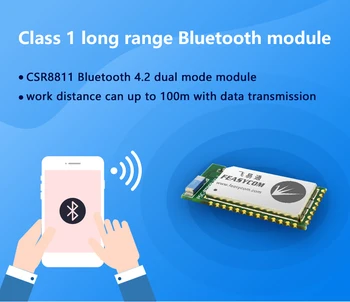 FEASYCOM USB Rada CSR8811 triedy 1 dlhý rad UART vysielač bezdrôtového pripojenia Bluetooth 4.2 BR/EDR/WS modul