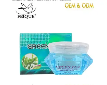 Feique zelený čaj Bylinný zubov anti pehaveniu krém na tvár starostlivosť o pleť day & night cream
