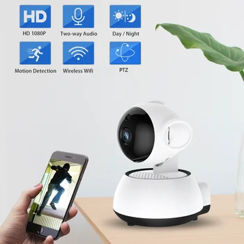 FEISDA Bezdrôtový Smart WiFi Kamera 1080P IP Kamera obojsmerné Audio Vnútorné Zabezpečenia HD Nočné Videnie CCTV Kamery Pet Baby Monitor