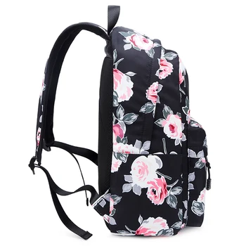 Fengdong kvet tlač školský batoh pre dievčatá batoh dieťa darček žena cestovný notebook batoh aktovka deti na školské tašky