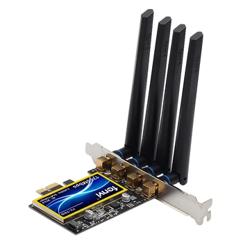 Fenvi Bezdrôtový Wifi Adaptér 1750Mbps Dual Band 2.4 G/5G PCI-E 802.11 AC Bluetooth 4.0 + WiFi PCI Express Bezdrôtovej Sieťovej Karty