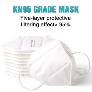FFP2 Maska KN95 pleťové Masky 5-Vrstvový Filter Proti Prachu Úst Tvár Masku Osobné Ochranné Zdravotnej Starostlivosti Strmeň Maska mascarillasmacka