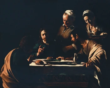 Figuratívneho umenia plagáty plátno maľba portrét obrázky nástenná maľba vytlačí umenie Imagich Top 100 výtlačkov Večeri na Emmaus Od Caravaggia