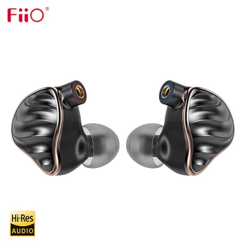 FiiO FH7 HiFi Audio Hi-Res Berýlium PVD 5Driver (4 Knowles BA + 1DD) Hybrid Slúchadlá s MMCX Odnímateľný Kábel