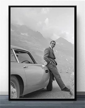 Filmy 007 Umenie Plagátu Plátno na Maľovanie na Stenu, Obraz Domova Plagáty a Výtlačky