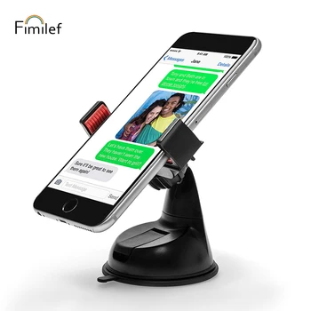 Fimilef Auto Držiaka Telefónu, pre iPhone 8X Mount prísavný Držiak do Vozidla 360 Stupeň Mobilný Telefón Držiak na Stojan pre Samsung Xiao GPS