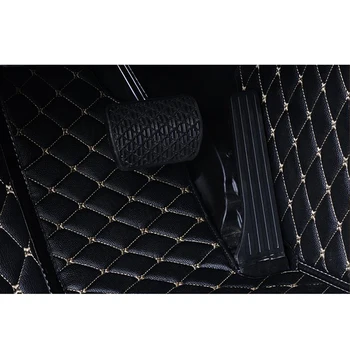 Flash mat kožené auto podlahové rohože pre Dodge Nabíjačku 2016 2017 2018 Vlastné nohy Podložky automobilový koberec automobilu zahŕňa