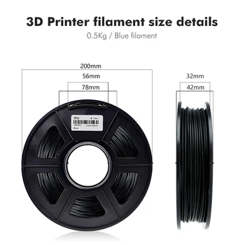 Flexibilné 3D Tlačiareň Black Vlákna desikant TPU plastové vlákna 1.75 mm 0,5 KG s deťmi inteligentný