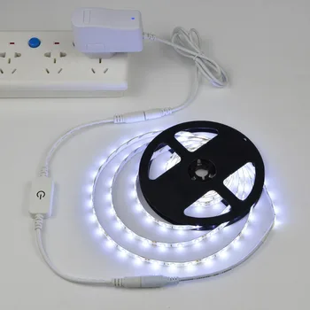 Flexibilné Dotykový Spínač Senzor LED svetlo Pod Skrinku 1M 2M 3M 4M 5M Stmievateľné LED Šatník lampa Pásky Skrine, osvetlenie Kuchyne