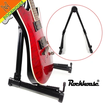 Fordable Guitar Stand Použiť na Akustickú/ Elektrický/ Klasická Gitara, Bass, Drumbľa, Husle, Ľahké, Prenosné a Trvanlivé