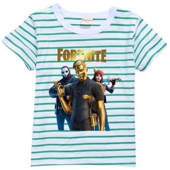 Fortnites T Shirt Deti Oblečenie Letné Krátke Vytlačené Pevnosť Noc T-shirt Dievčatá Chlapci Tričko Streetwear Battle Royale Oblečenie